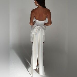 Meshki KARA DRESS - MAXI - IVORY | Size S